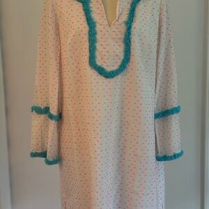 Sail to sable fun confetti tunic dress